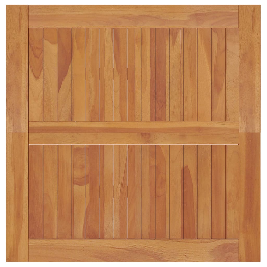 vidaXL Garten-Esstisch 85x85x75 cm Massivholz Teak