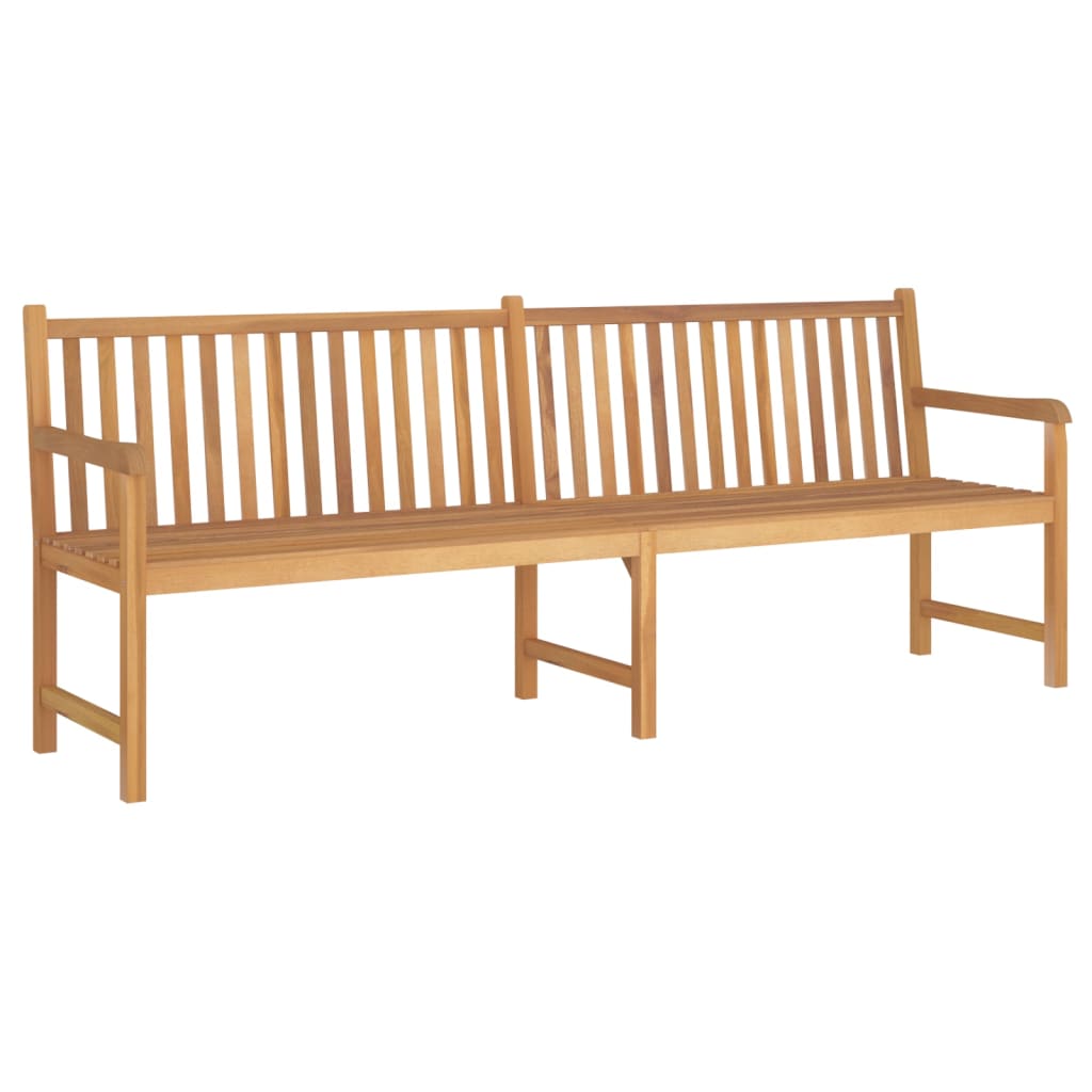 vidaXL Gartenbank 114 cm Massivholz Teak
