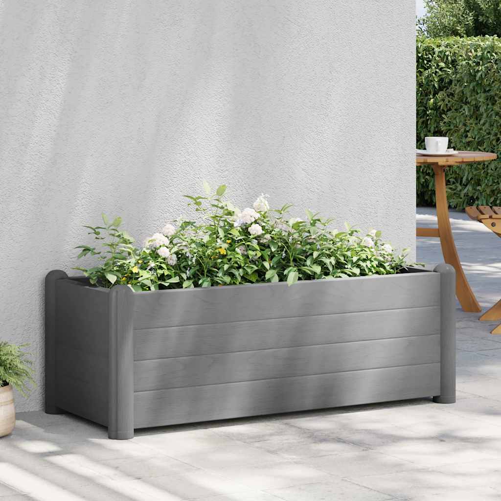 vidaXL Garten-Hochbeet PP Mokka 43x43x35 cm