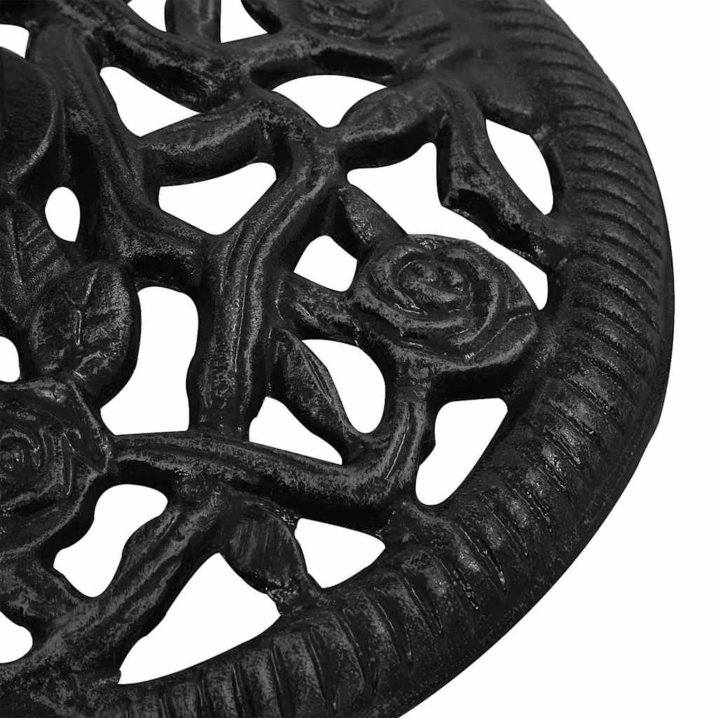 vidaXL Sonnenschirmständer Schwarz 48x48x33 cm Gusseisen