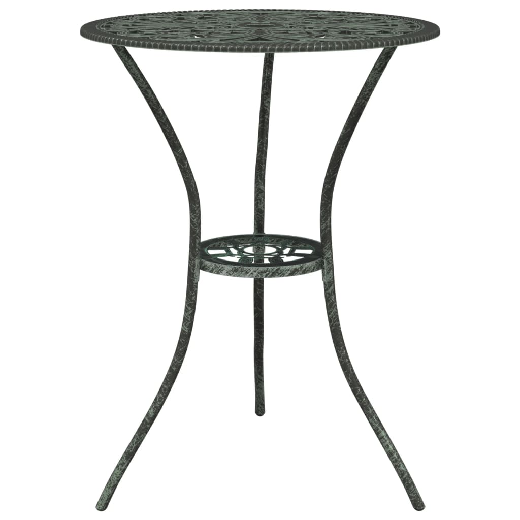 vidaXL 3-tlg. Bistro-Set Aluminiumguss Grün