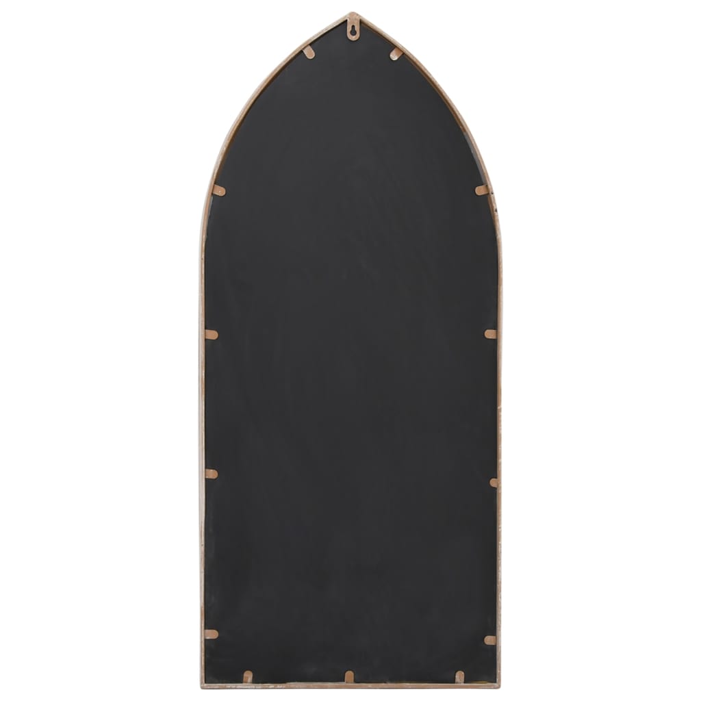 vidaXL Gartenspiegel Sand 100x45 cm Eisen