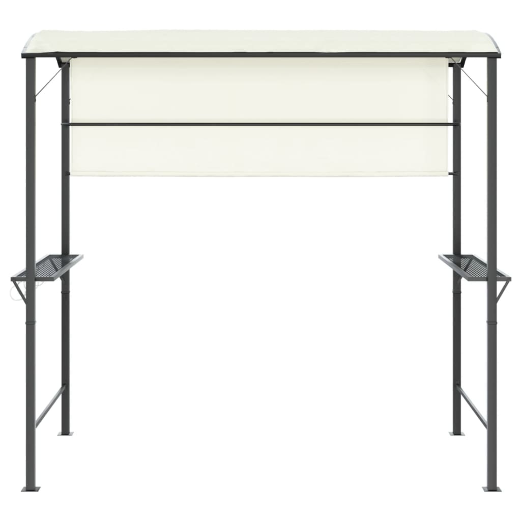 vidaXL Pavillon mit Dach 220x110x200 cm Creme