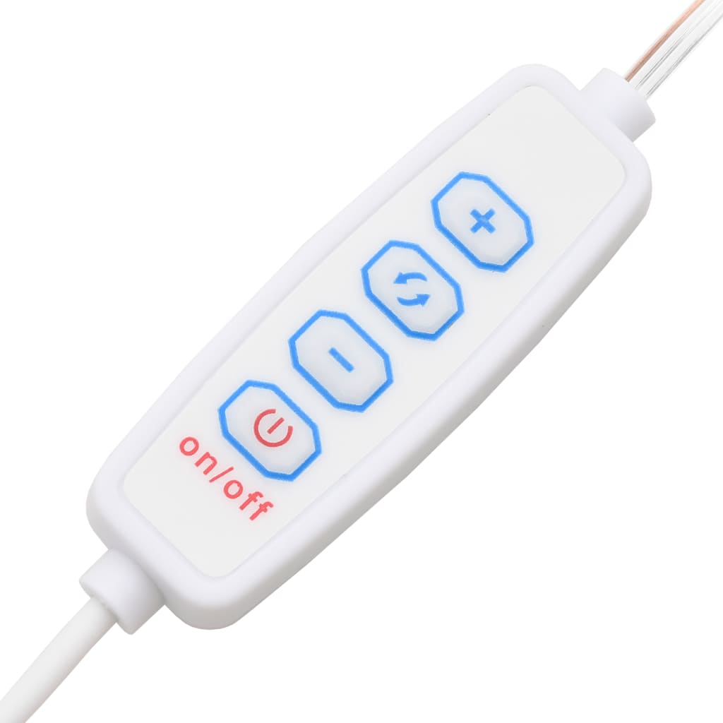 vidaXL Schminktisch mit LED-Leuchten Sonoma-Eiche 130x50x132,5 cm