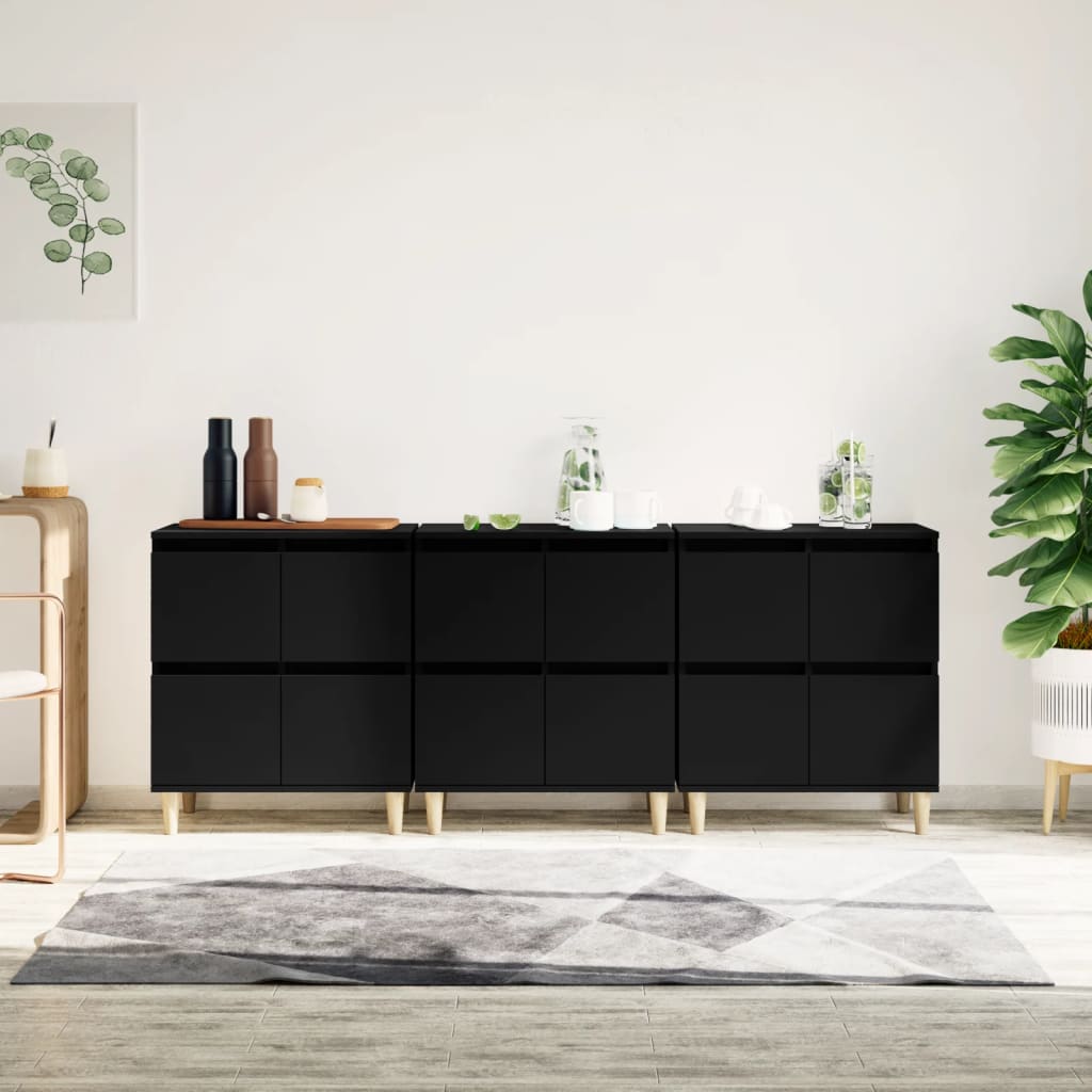 vidaXL Sideboards 2 Stk. Weiß 60x35x70 cm Holzwerkstoff
