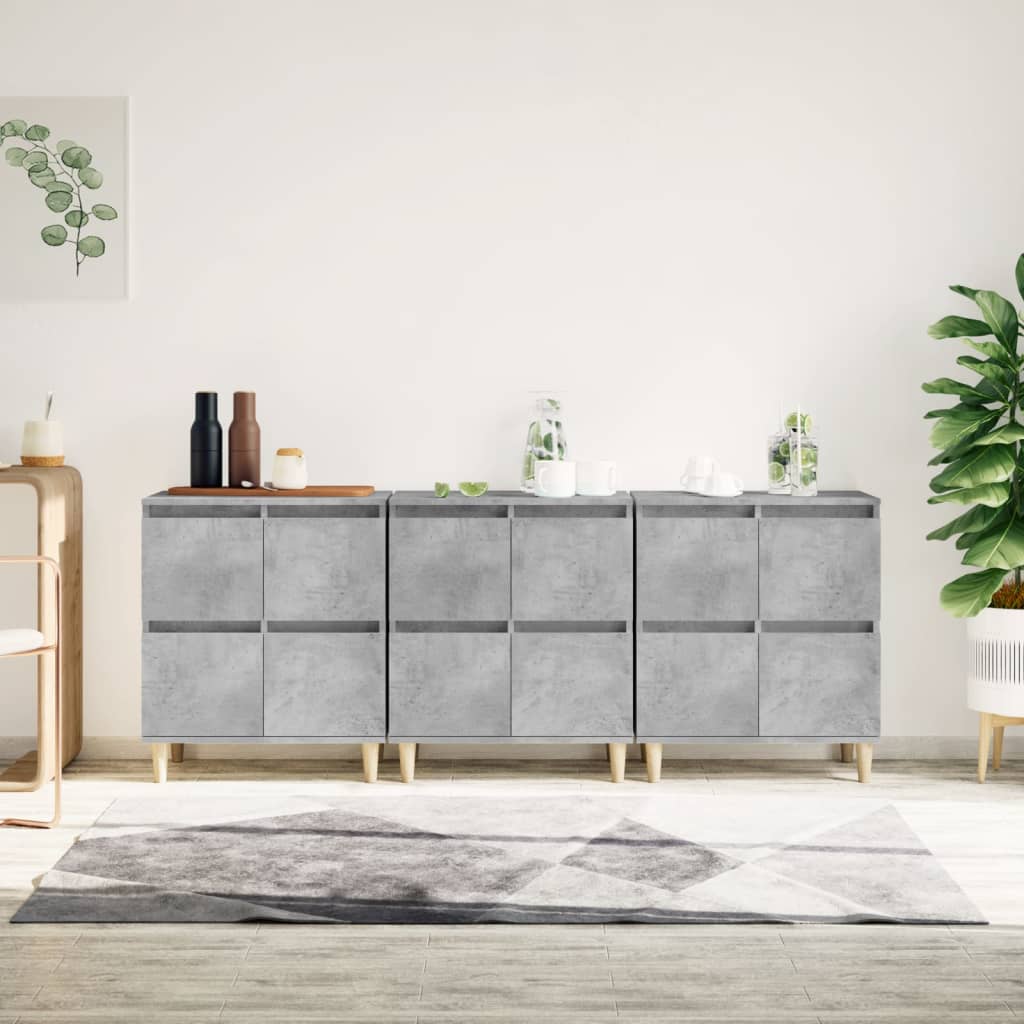 vidaXL Sideboards 2 Stk. Weiß 60x35x70 cm Holzwerkstoff
