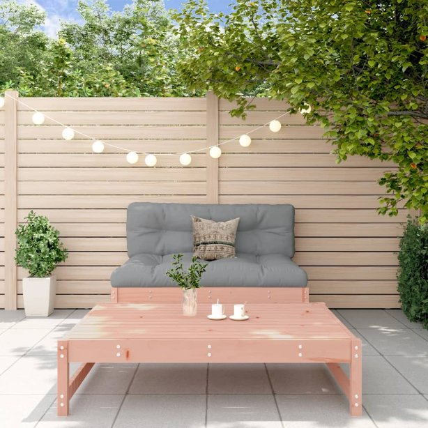vidaXL 2-tlg. Garten-Lounge-Set mit Kissen Massivholz
