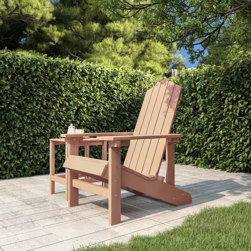 vidaXL Adirondack-Gartenstühle 2 Stk. HDPE Weiß