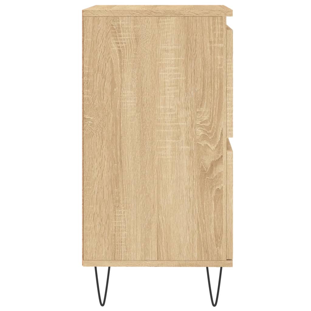 vidaXL Sideboards 2 Stk. Sonoma-Eiche Holzwerkstoff