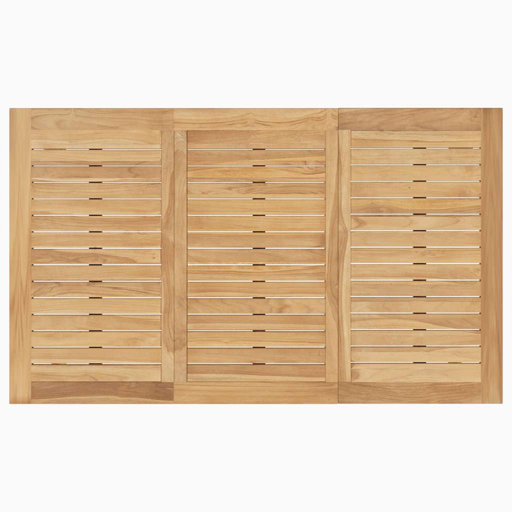 vidaXL Batavia-Tisch 150x90x75 cm Massivholz Teak