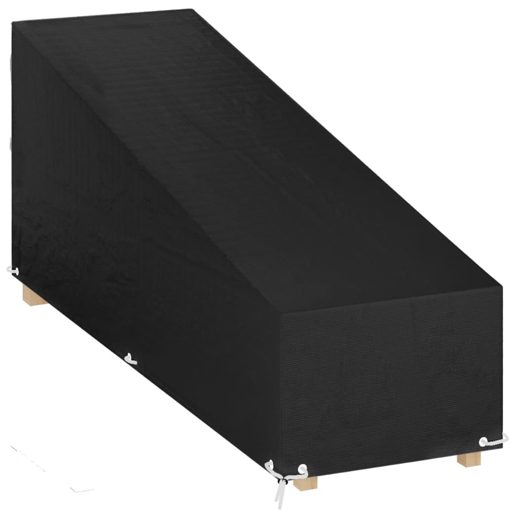 vidaXL Abdeckungen für Sonnenliegen 2 Stk. 12 Ösen 205x75x40 cm