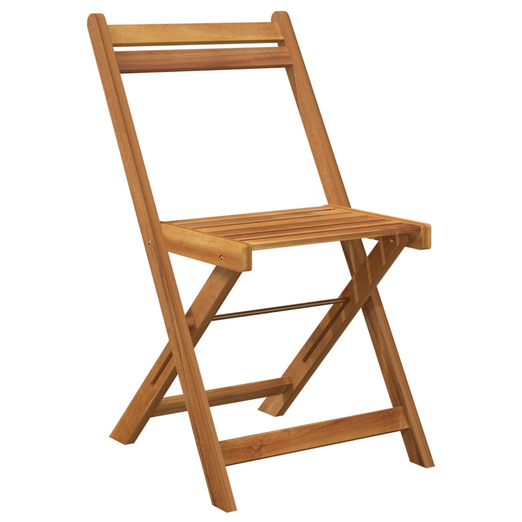 vidaXL 3-tlg. Bistro-Set Klappbar Massivholz Akazie