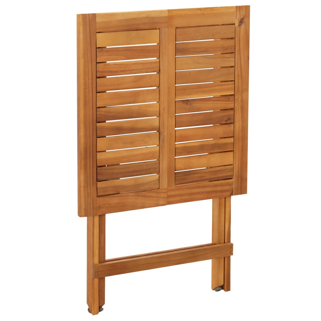 vidaXL 3-tlg. Bistro-Set Klappbar Massivholz Akazie