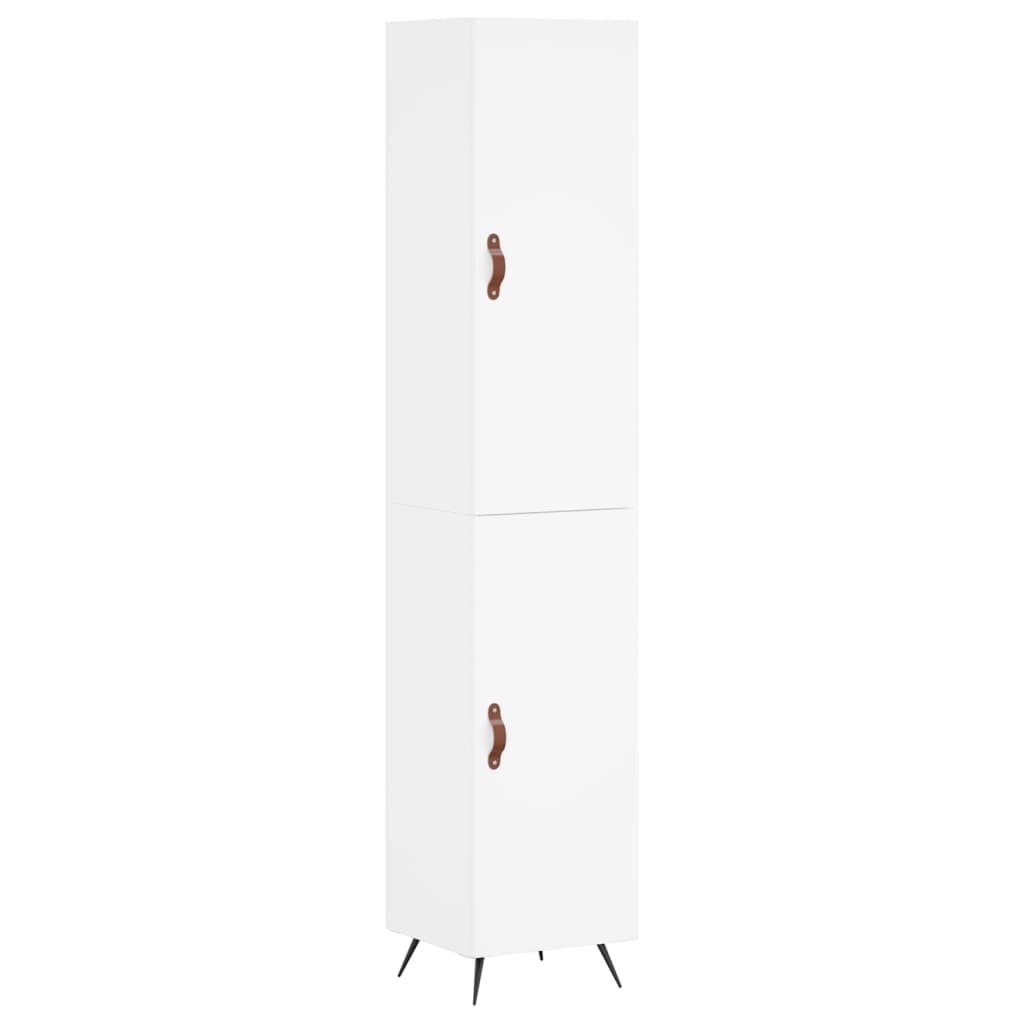 vidaXL Highboard Weiß 34,5x34x180 cm Holzwerkstoff