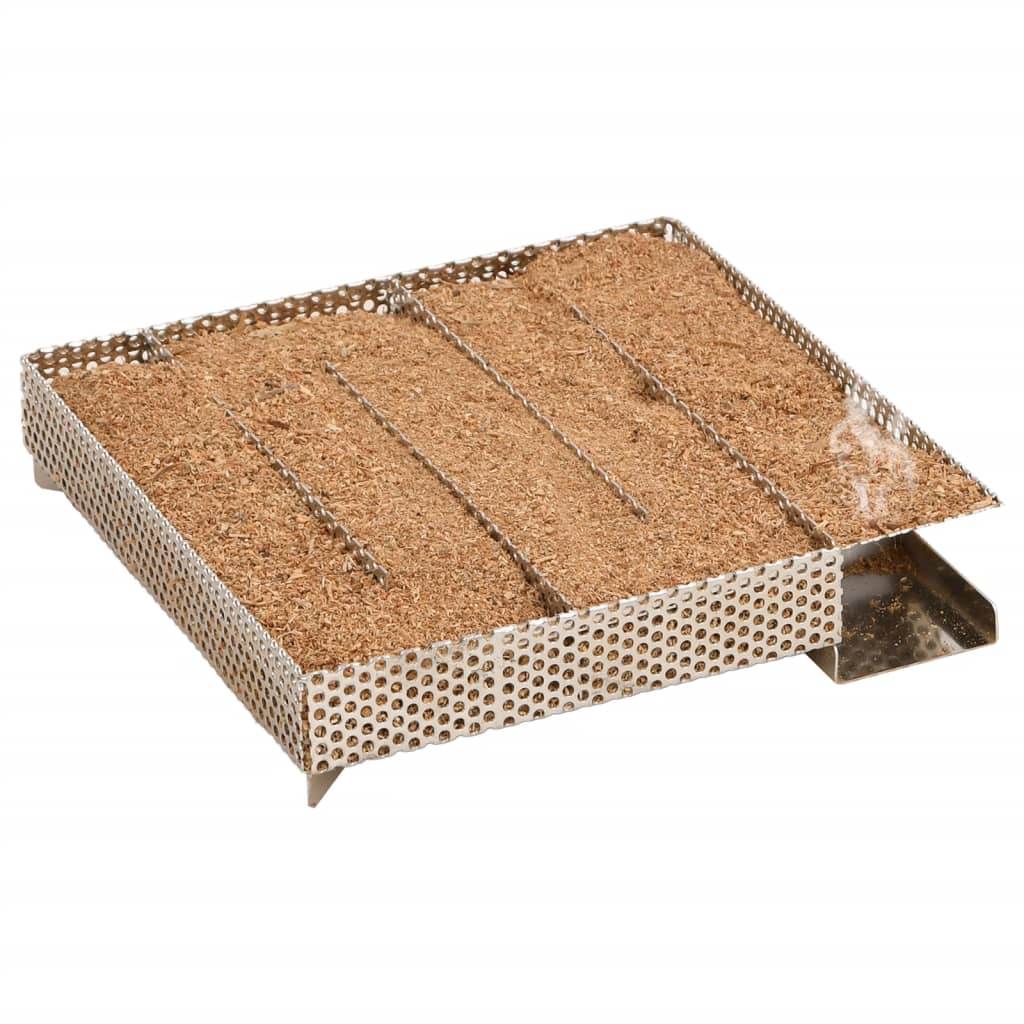 vidaXL Räucherofen mit Kaltrauchgenerator Verzinkter Stahl