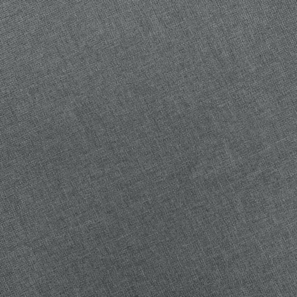 vidaXL Massagesessel mit Hocker Hellgrau Stoff