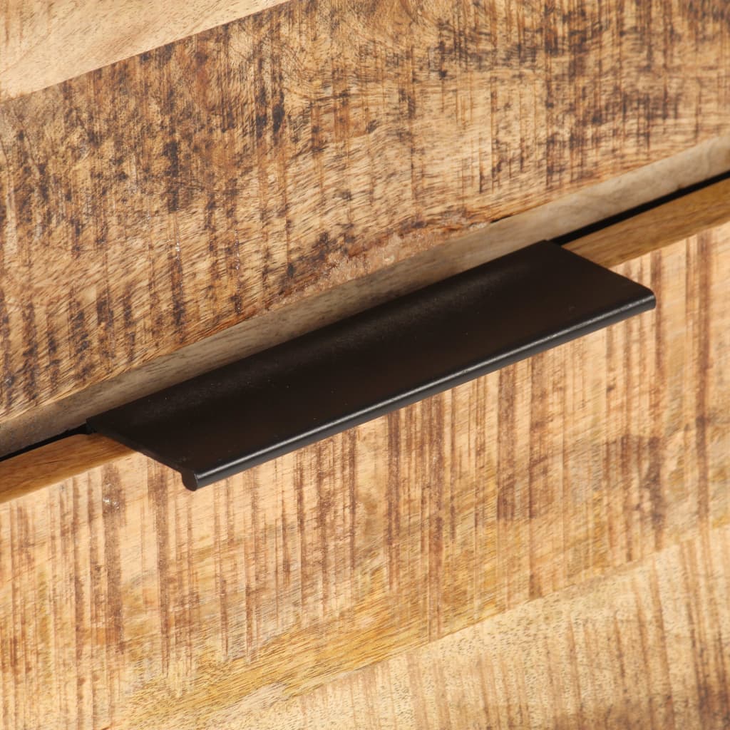 vidaXL Sideboard 59x33x75 cm Raues Mangoholz