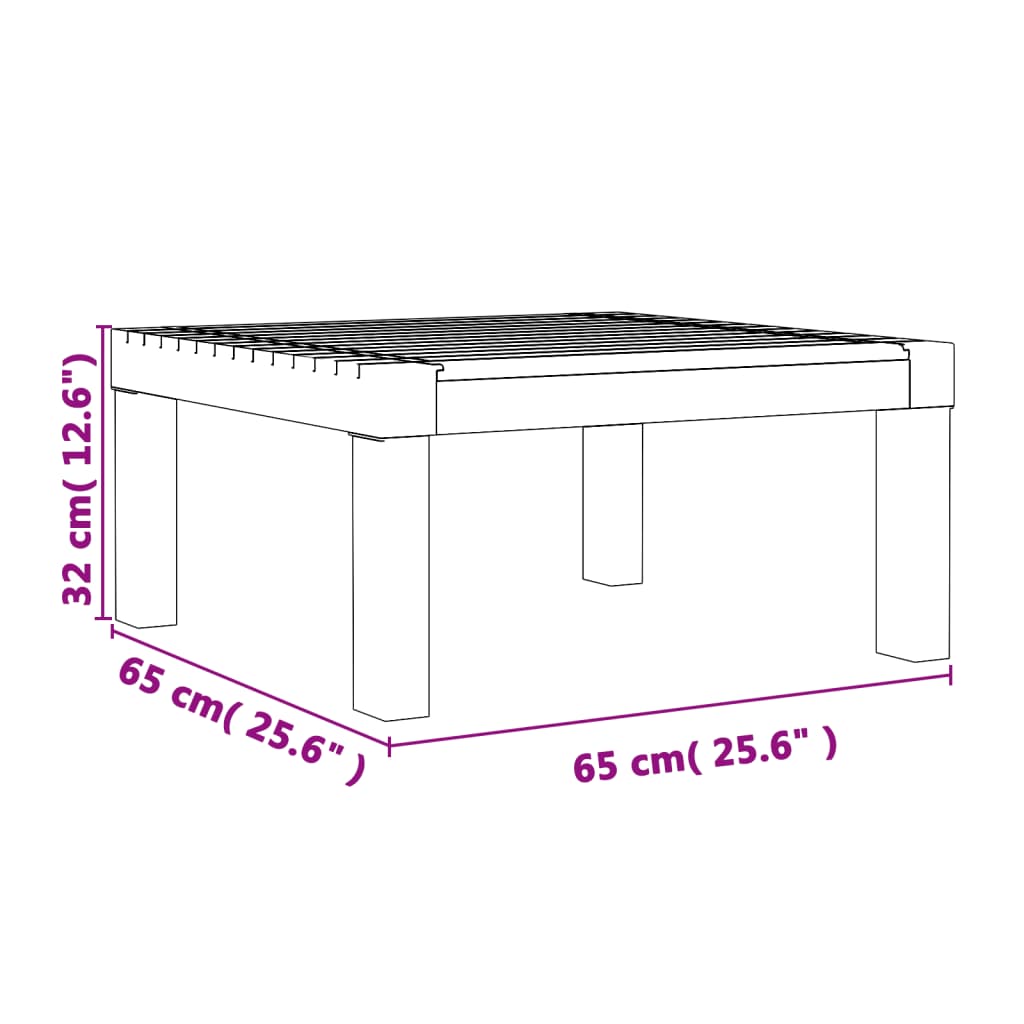 vidaXL 3-tlg. Garten-Lounge-Set mit Kissen Anthrazit PP