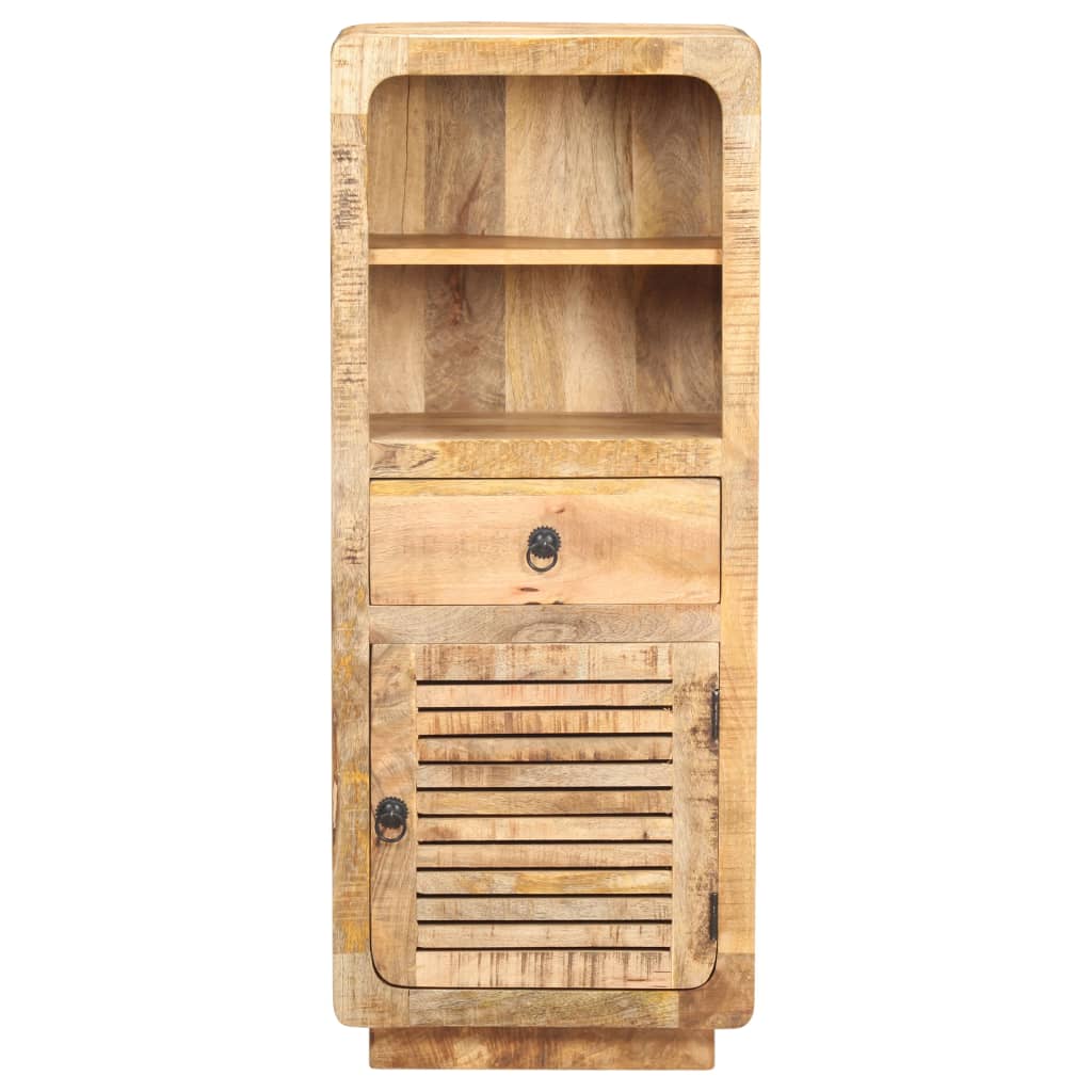 vidaXL Highboard 45x32x110 cm Raues Mangoholz