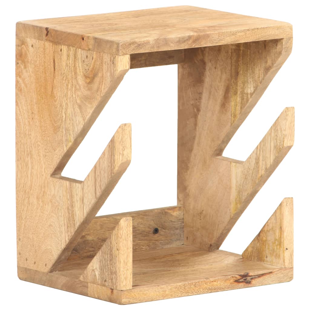 vidaXL Skateboard Wandhalter 25x20x30 cm Mango Massivholz