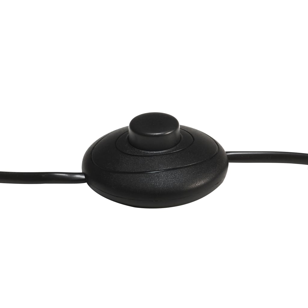 vidaXL Stehlampe Weiß E27 Mango Massivholz