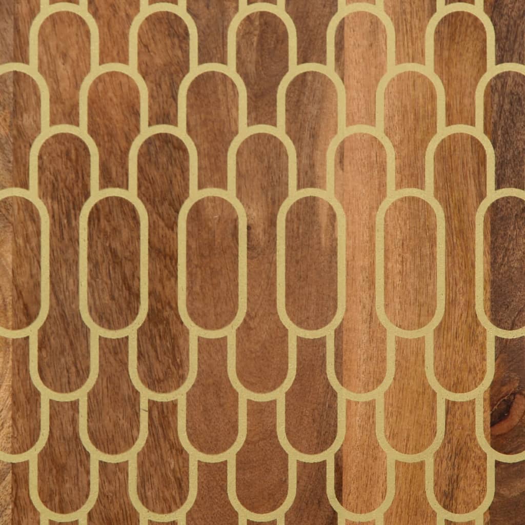 vidaXL 2-tlg. Badmöbel-Set Massivholz Mango