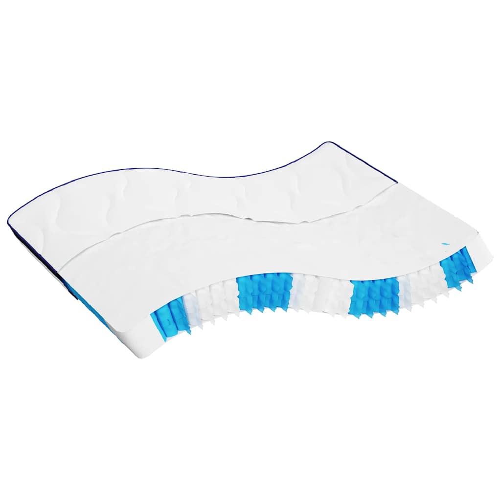 vidaXL Matratze Taschenfederkern Mittelfest 160x200 cm