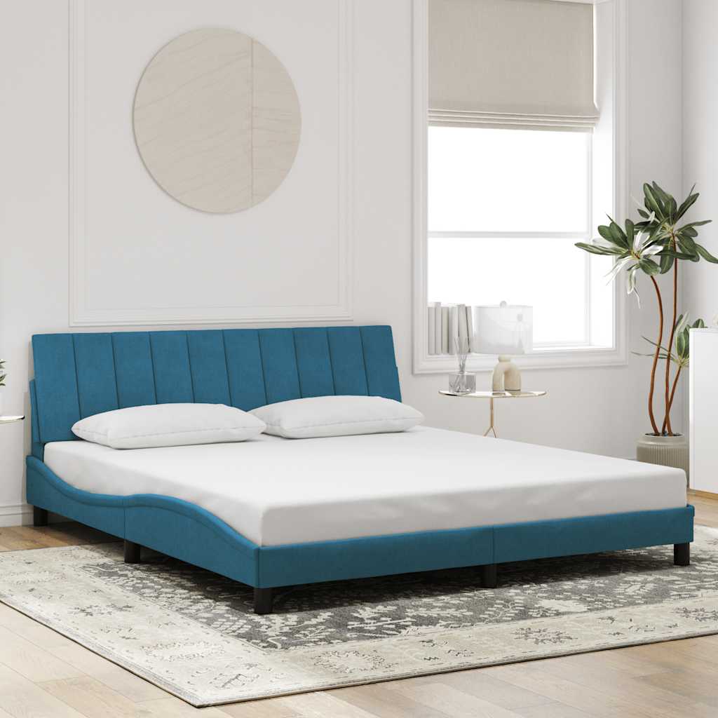 vidaXL Bettgestell ohne Matratze "Hanko" Hellgrau 80x200 cm Samt