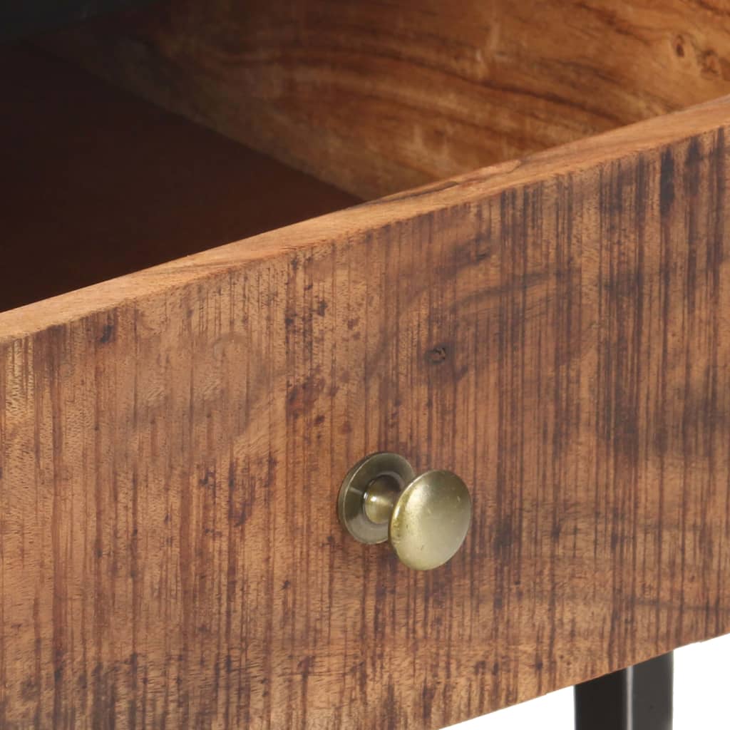 vidaXL Couchtisch 90x50x40 cm Raues Akazienholz