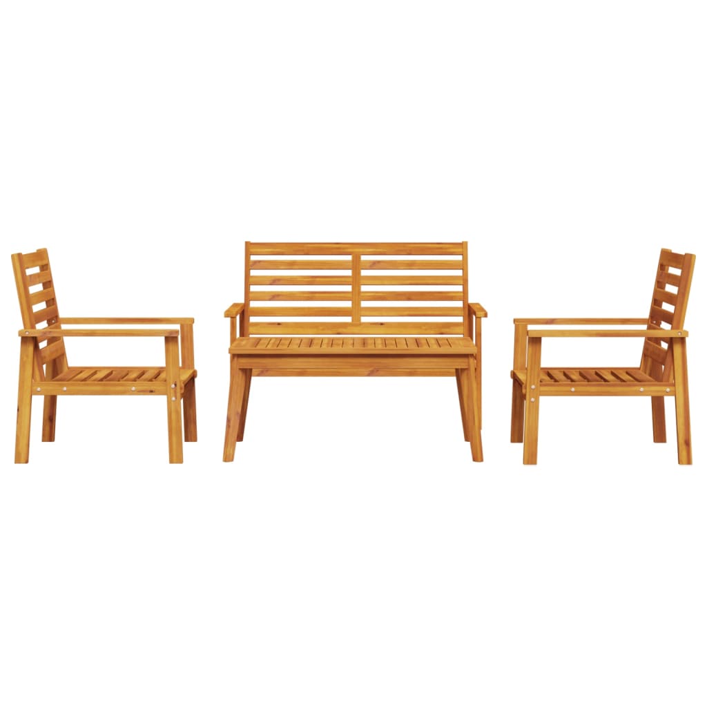 vidaXL 4-tlg. Garten-Lounge-Set Massivholz Akazie