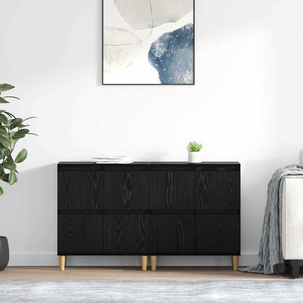 vidaXL Sideboards 2 Stk. Weiß 60x35x70 cm Holzwerkstoff