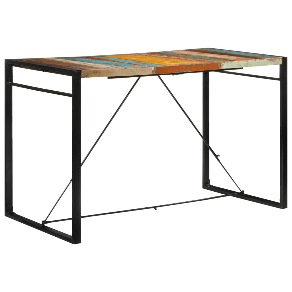 vidaXL Bartisch 110 x 60 x 110 cm Massivholz Mango