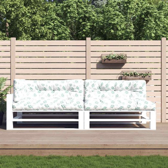 vidaXL Palettenkissen 5-tlg. Anthrazit Stoff