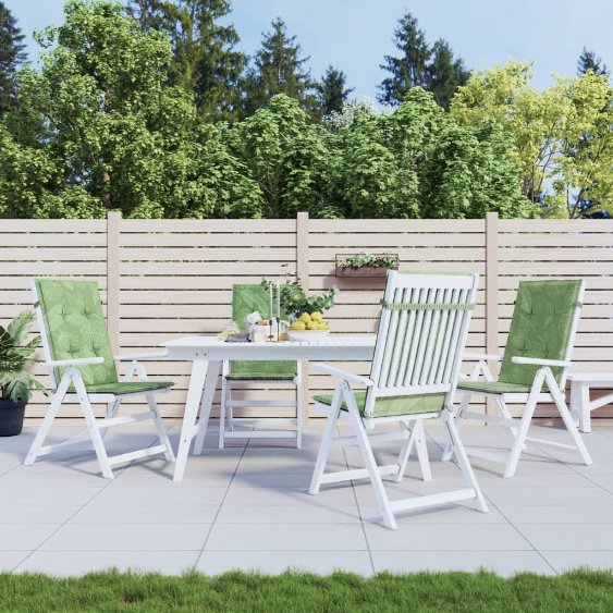 vidaXL Gartenstuhlauflagen für Hochlehner 6 Stk. Anthrazit 120x50x3 cm