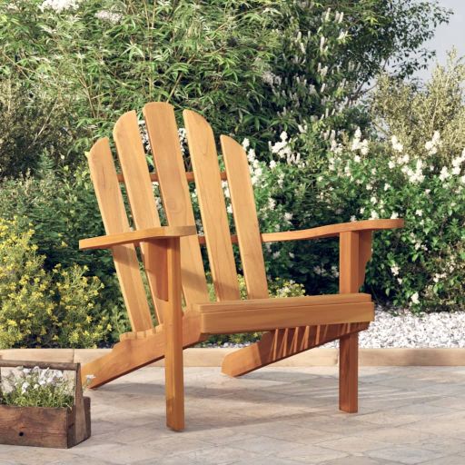 vidaXL Adirondack-Gartenstühle 2 Stk. 79x95x92 cm Massivholz Teak