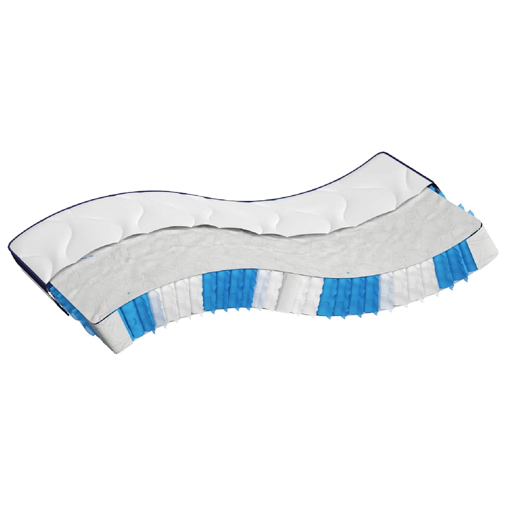 vidaXL Matratze Taschenfederkern Mittelfest 160x200 cm