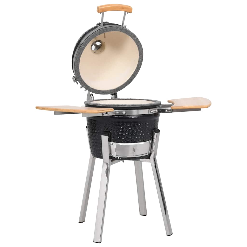 vidaXL Kamado-Grill und Smoker Keramik 33 cm