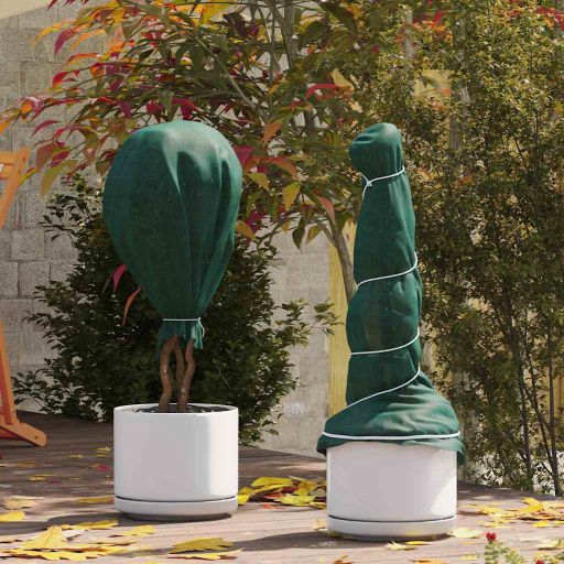 vidaXL Wintervlies 2 Rollen 70 g/m² 10x1,6 m