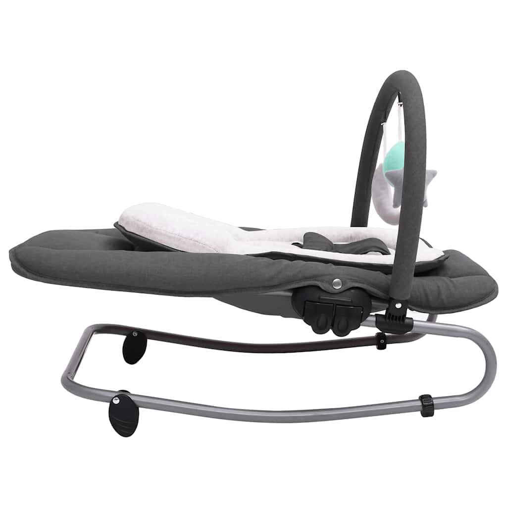 vidaXL Babywippe Anthrazit Stahl