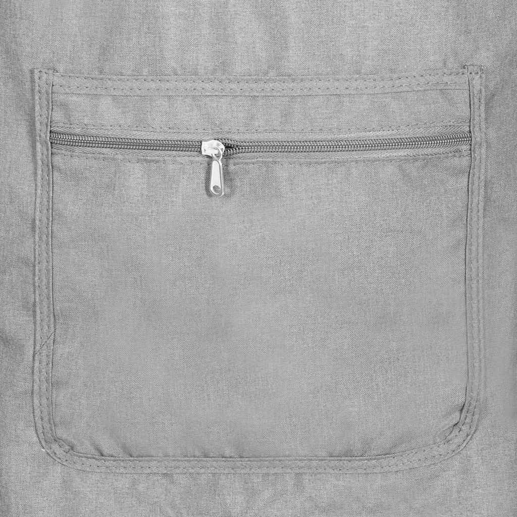 vidaXL Kinderwagen Hellgrau Stahl