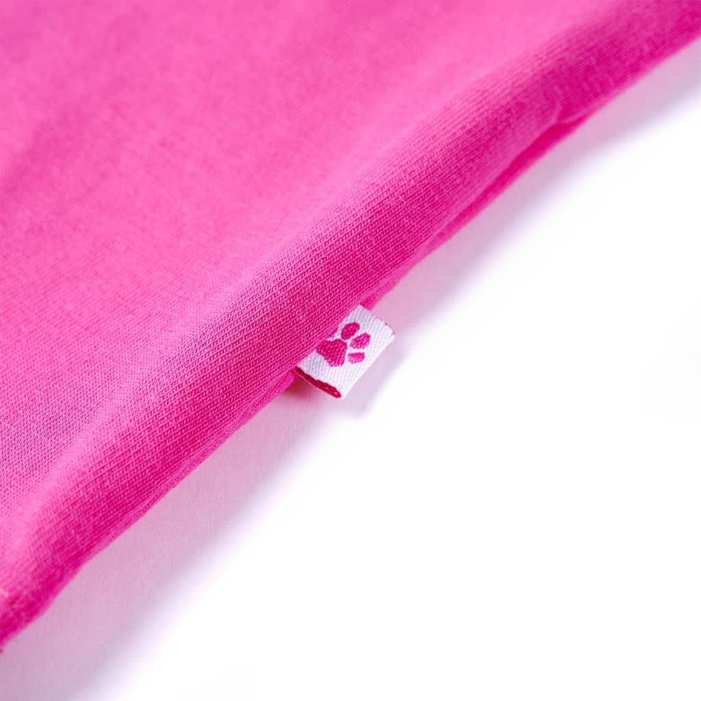 Kinder-T-Shirt Dunkelrosa 92