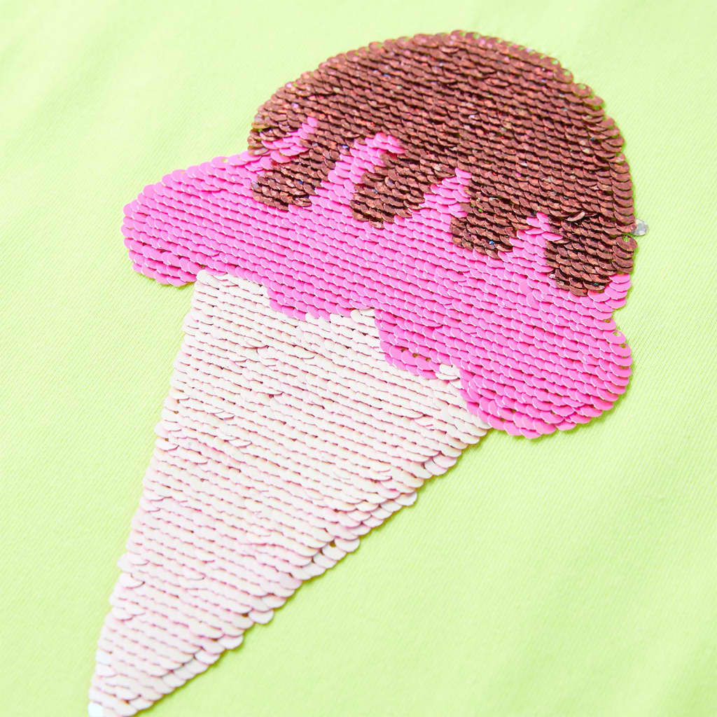 Kinder-T-Shirt Neongelb 92