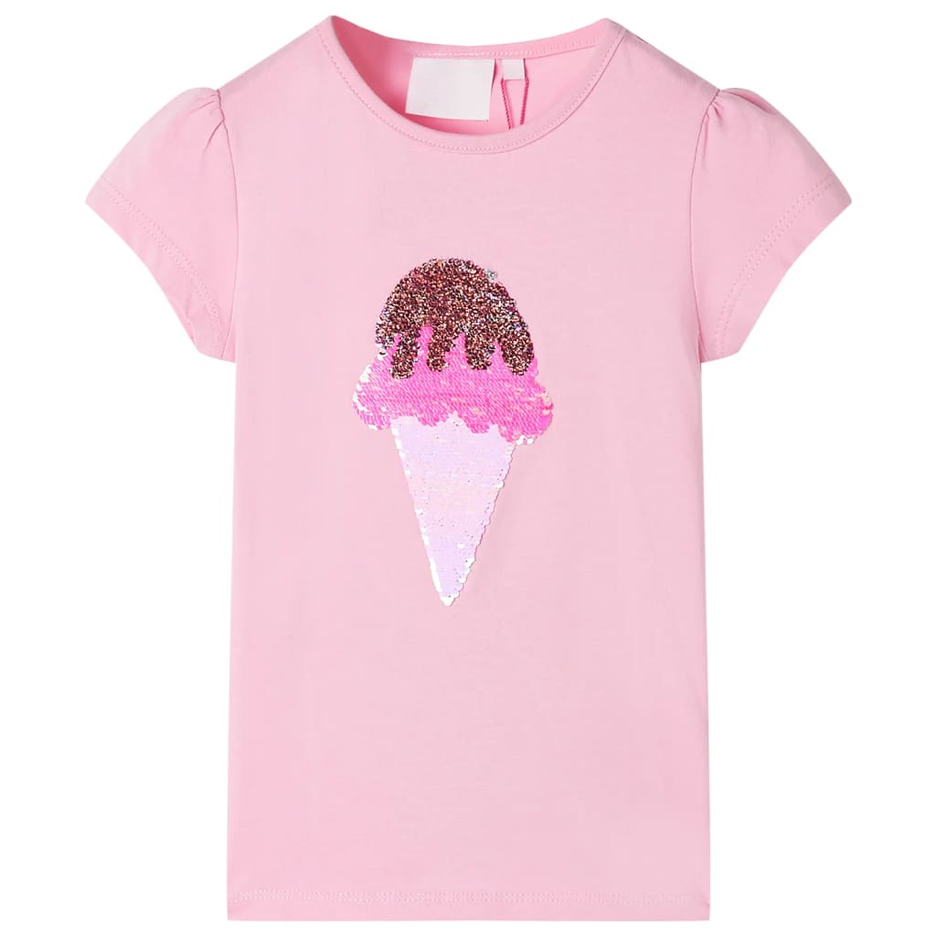 Kinder-T-Shirt Neongelb 92