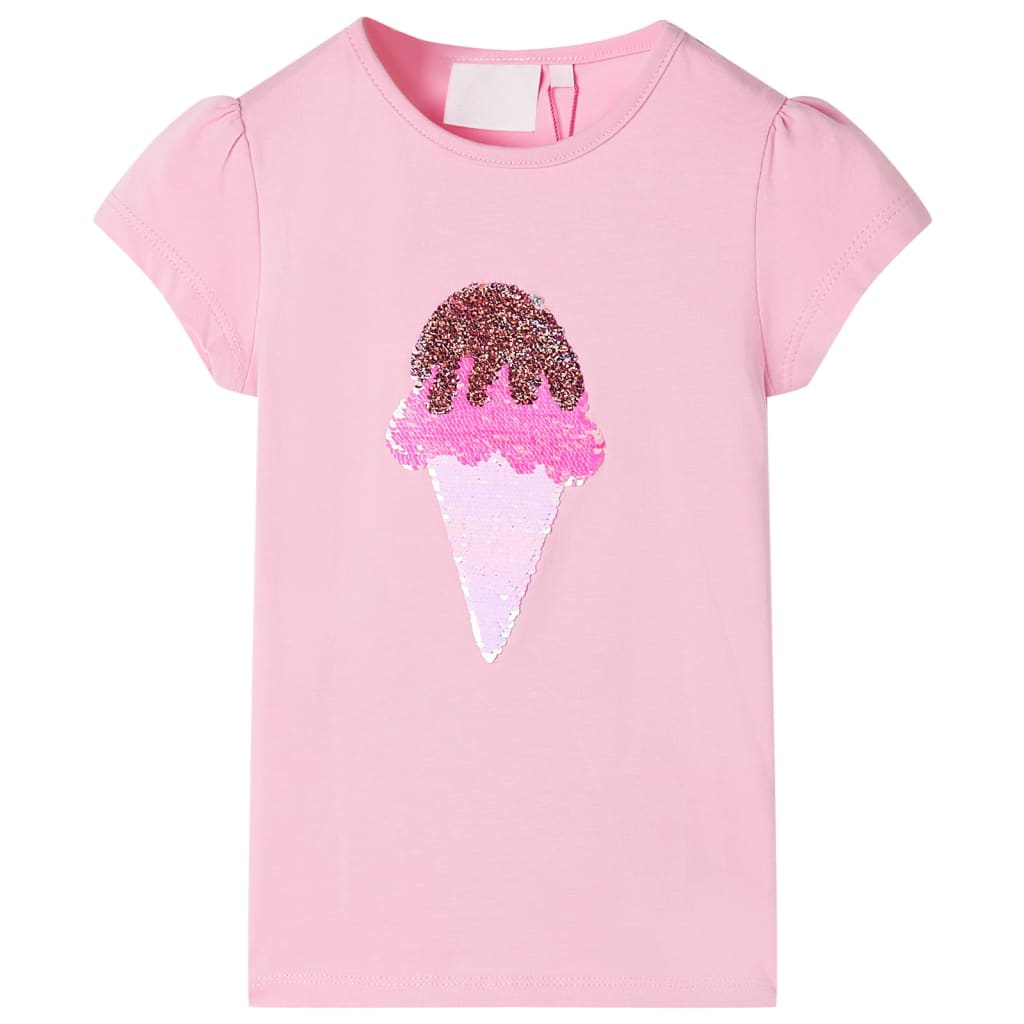 Kinder-T-Shirt Neongelb 92