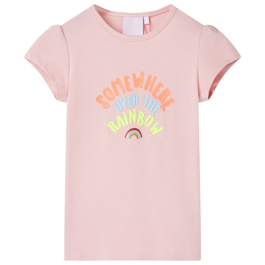 Kinder-T-Shirt Hellrosa 92