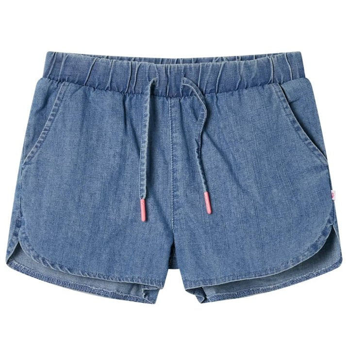 Kindershorts Helles Jeansblau 92