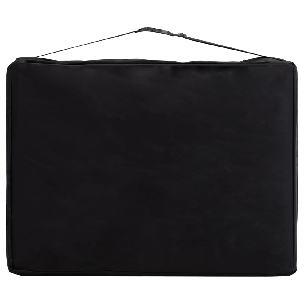 vidaXL Massageliege Klappbar 3-Zonen mit Holzgestell Rosa