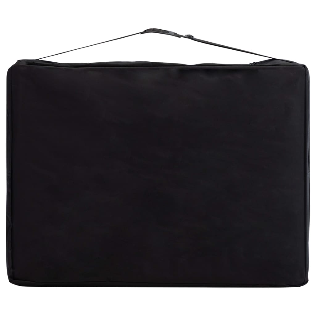 vidaXL Massageliege Klappbar 4-Zonen mit Holzgestell Rosa