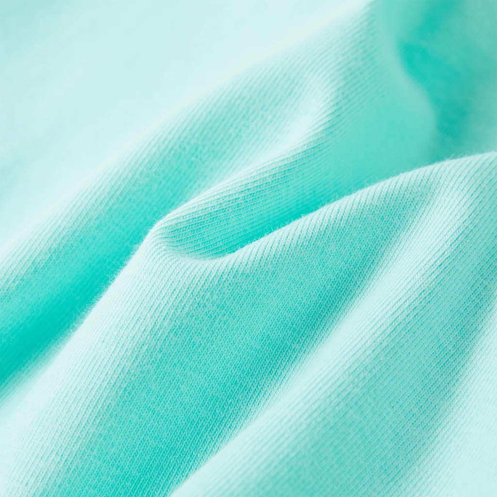 Kinder-T-Shirt Helles Minzgrün 92