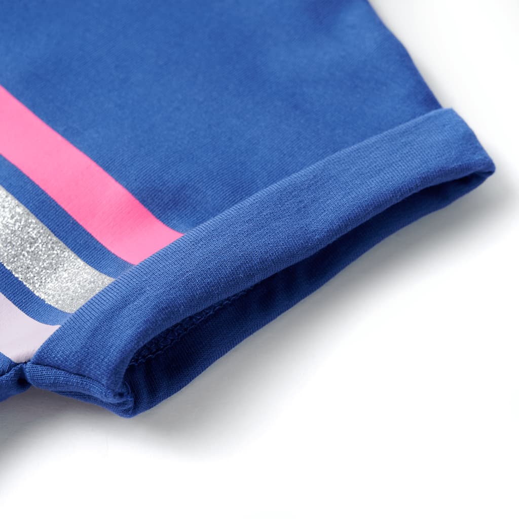 Kinderkleid mit Kordelzug Kobaltblau 92